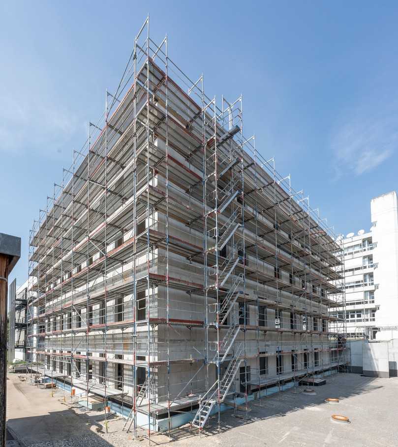 Der Rohbau des Labor- und Institutsgebäudes wurde Ende Mai 2023 fertiggestellt. | Foto: Heidelberg Materials AG/Christian Buck Der Rohbau des Labor- und Institutsgebäudes wurde Ende Mai 2023 fertiggestellt. | Foto: Heidelberg Materials AG/Christian Buck
