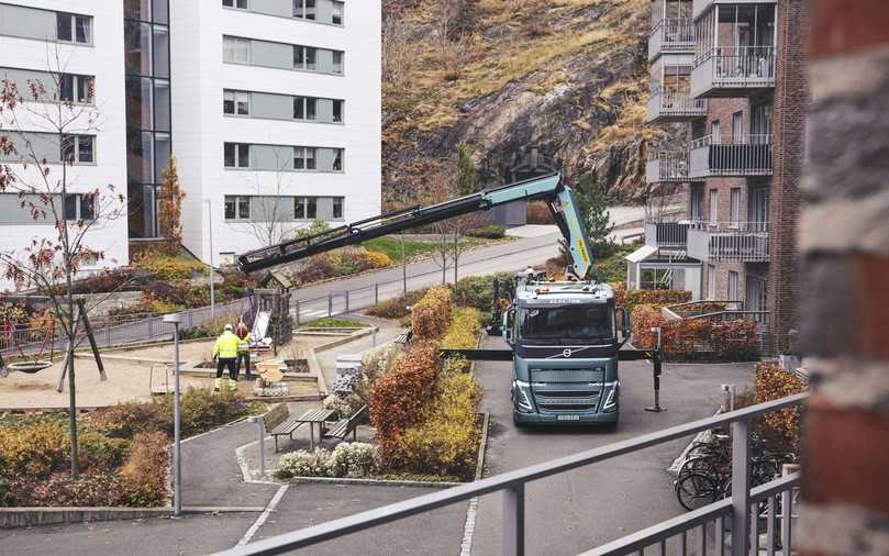 Nicht nur für die Straße, auch Bauanwendungen sind mit dem jüngsten ITOY-Gewinner Volvo FH Electric möglich. | Foto: Volvo Trucks Nicht nur für die Straße, auch Bauanwendungen sind mit dem jüngsten ITOY-Gewinner Volvo FH Electric möglich. | Foto: Volvo Trucks