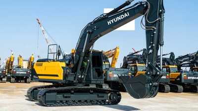 Mit KI-Personenerkennung: Hyundai stellt neuen 21-Tonnen-Bagger vor