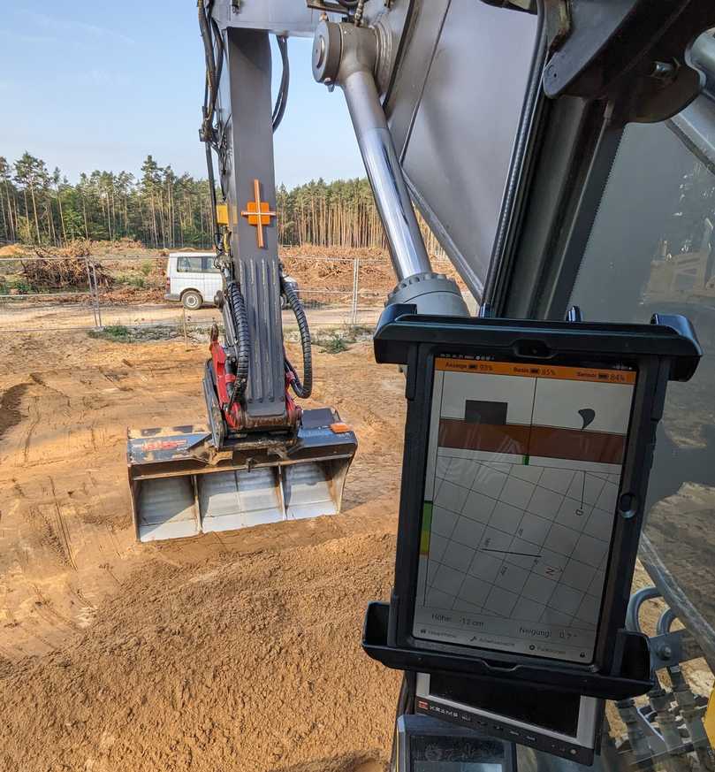 Die Entdeckung des Jahres: Das GNSS-Assistenzsystem „excav Pilot“ ist mobil, schnell nachrüstbar und funktioniert an jedem Bagger. | Foto: Excav Die Entdeckung des Jahres: Das GNSS-Assistenzsystem „excav Pilot“ ist mobil, schnell nachrüstbar und funktioniert an jedem Bagger. | Foto: Excav