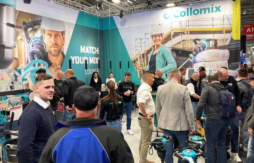 Positive Stimmung, wertvolle Kontakte: Für Collomix war die bauma 2025 ein voller Erfolg. | Foto: Collomix