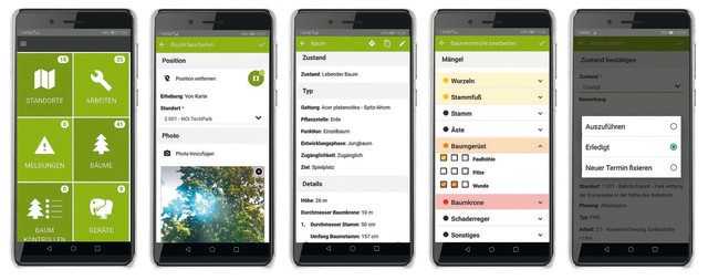 GreenSpaces ist in der Anwendung selbsterklärend. | Foto: R3 GIS
