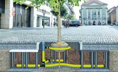 TreeParker – Ein unterirdisches Gerüst für Bäume