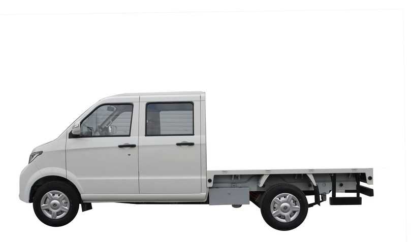 Das E-Modell Ari 901 gibt es ebenfalls ohne Aufbau – sowohl die Doppel- als auch die Einzelkabinen-Version. | Foto: Ari Motors