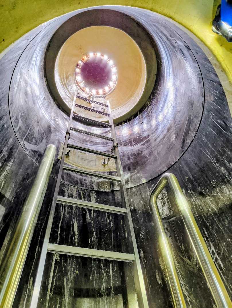 Auch zwei Tangentialschächte wurden in die beiden Einzugsbaugruben eingebaut. | Foto: B_I/Valdix