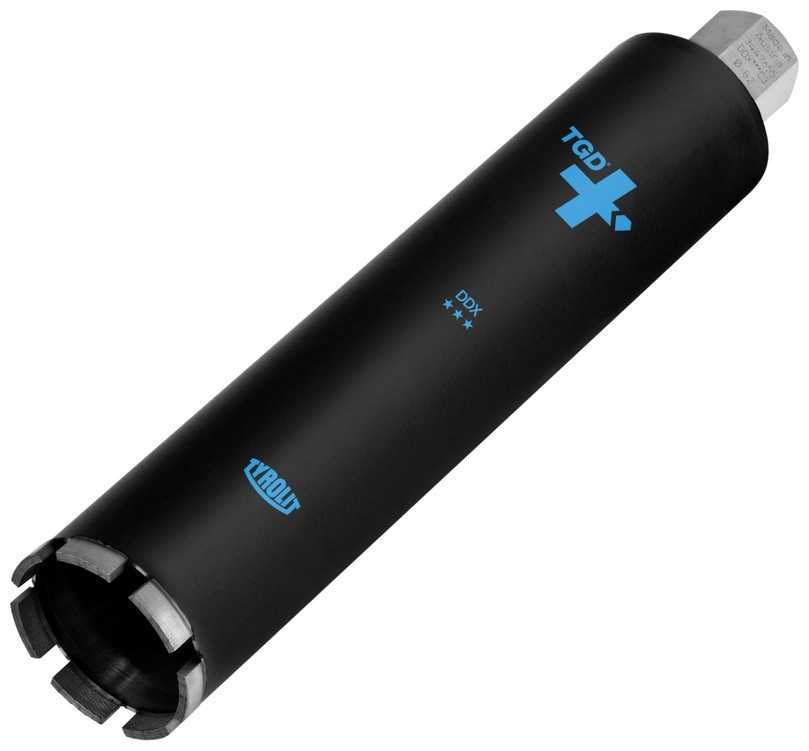 Die DDX Trockenbohrkronen mit TGD+ machen den Anfang, angekündigt sind zudem Wandsägeblätter und Nassbohrkronen. | Foto: Tyrolit Die DDX Trockenbohrkronen mit TGD+ machen den Anfang, angekündigt sind zudem Wandsägeblätter und Nassbohrkronen. | Foto: Tyrolit