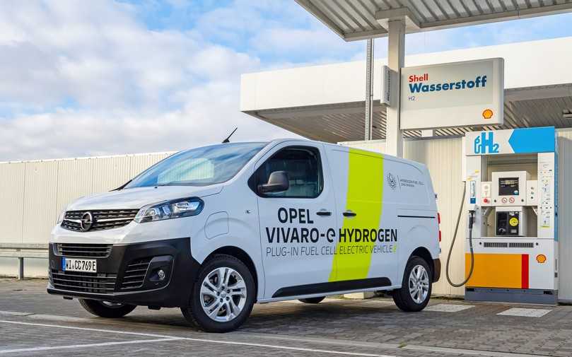 Der Opel-Vivaro-e Hydrogen verfügt über Wasserstoff-Brennstoffzellenantrieb ist in drei Minuten vollgetankt. | Foto: Opel Automobile GmbH Der Opel-Vivaro-e Hydrogen verfügt über Wasserstoff-Brennstoffzellenantrieb ist in drei Minuten vollgetankt. | Foto: Opel Automobile GmbH