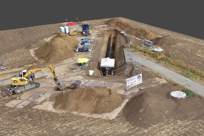 Hochauflösende 3D-Rekonstruktion eines Pipelineabschnitts mittels Photogrammetrie, ideal zur visuellen Dokumentation. | Foto: Augel GmbH Hochauflösende 3D-Rekonstruktion eines Pipelineabschnitts mittels Photogrammetrie, ideal zur visuellen Dokumentation. | Foto: Augel GmbH