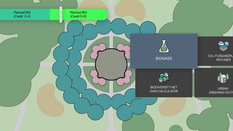Ökologische Auswirkungen auf einen Blick in Vectorworks 2026. | Foto: Vectorworks