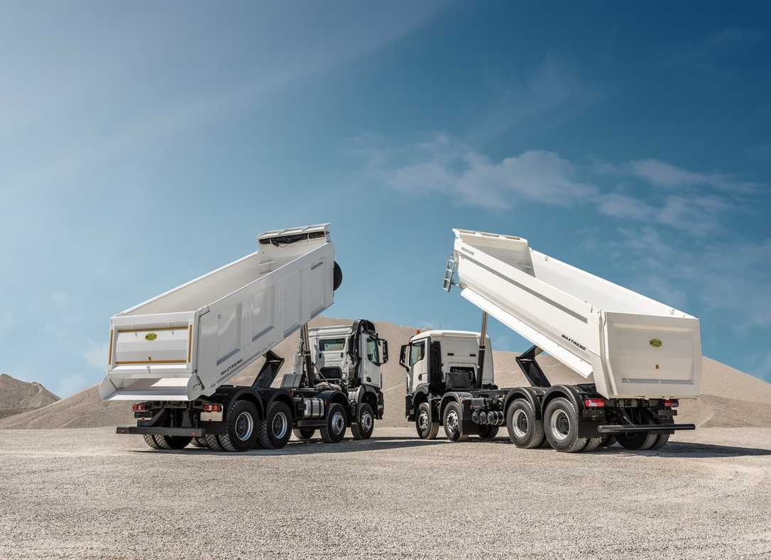 Meiller Maxtreme Kipper: P436 und H436 für härteste Einsätze