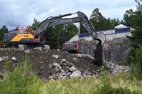 Neuer Bagger und schwere E-Dumper: Volvo zeigt Flagge im Steinbruch