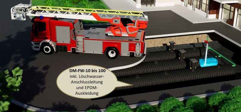 Regenwasser- oder Löschwasserspeicher | Foto: Intewa Regenwasser- oder Löschwasserspeicher | Foto: Intewa