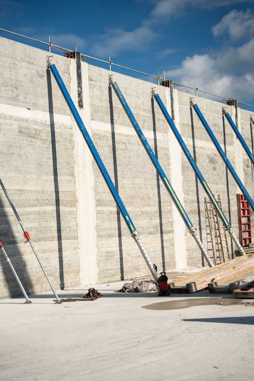 Ohne Schalung: Mit bis zu sieben Meter hohen Wänden und mehr als 1.300 m² gedruckter Wandfläche ist das Projekt derzeit weltweit das größte realisierte 3D gedruckte Gebäude. | Foto: Heidelberg Materials