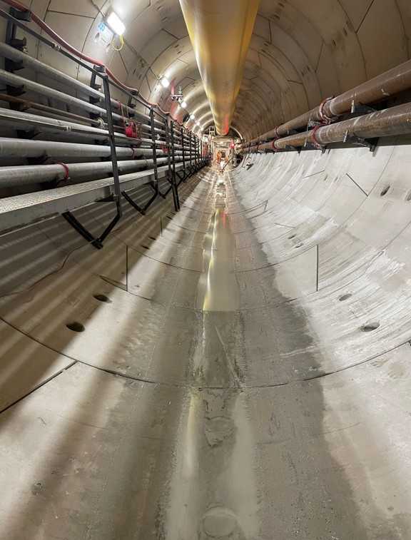 Themse-Kabeltunnel während der Bauphase, August 2026 | Foto: Ferrovial Bemo JV