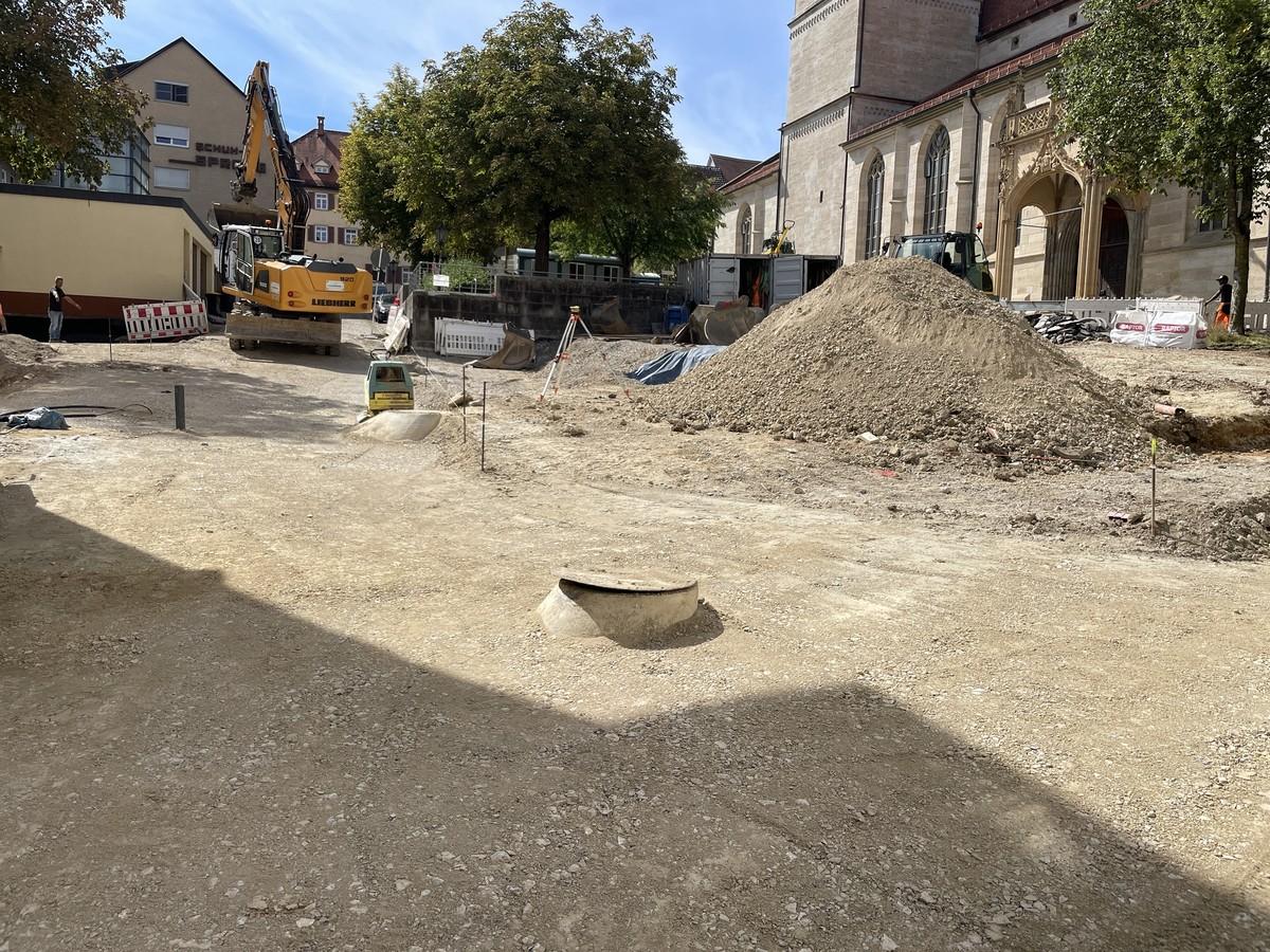 14 bestehende Bäume bleiben erhalten. Weitere kommen hinzu. | Foto: STORZ / Mahrholdt