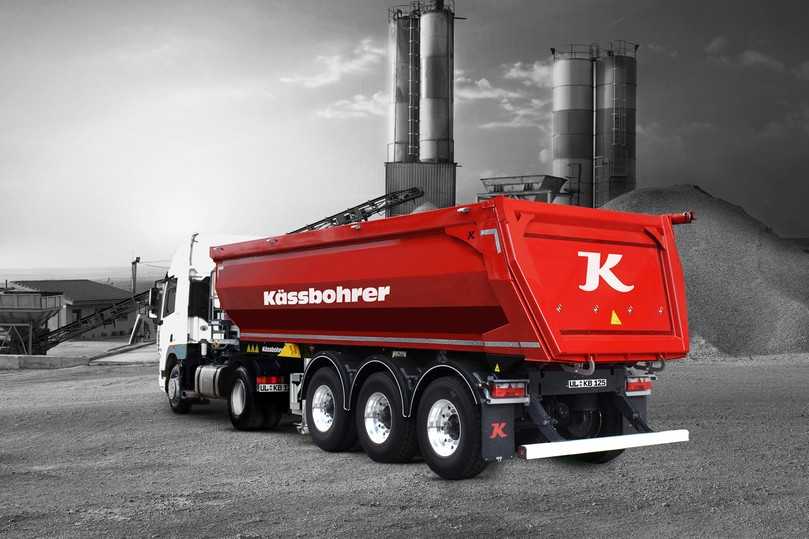Transport von Sandstein, Asphalt und Erdreich: Für Fahrgestell und Aufbau verspricht Kässbohrer höchste Festigkeit, Zuverlässigkeit und Robustheit unter härtesten Last- und Straßenbedingungen. | Foto: Kässbohrer Transport von Sandstein, Asphalt und Erdreich: Für Fahrgestell und Aufbau verspricht Kässbohrer höchste Festigkeit, Zuverlässigkeit und Robustheit unter härtesten Last- und Straßenbedingungen. | Foto: Kässbohrer