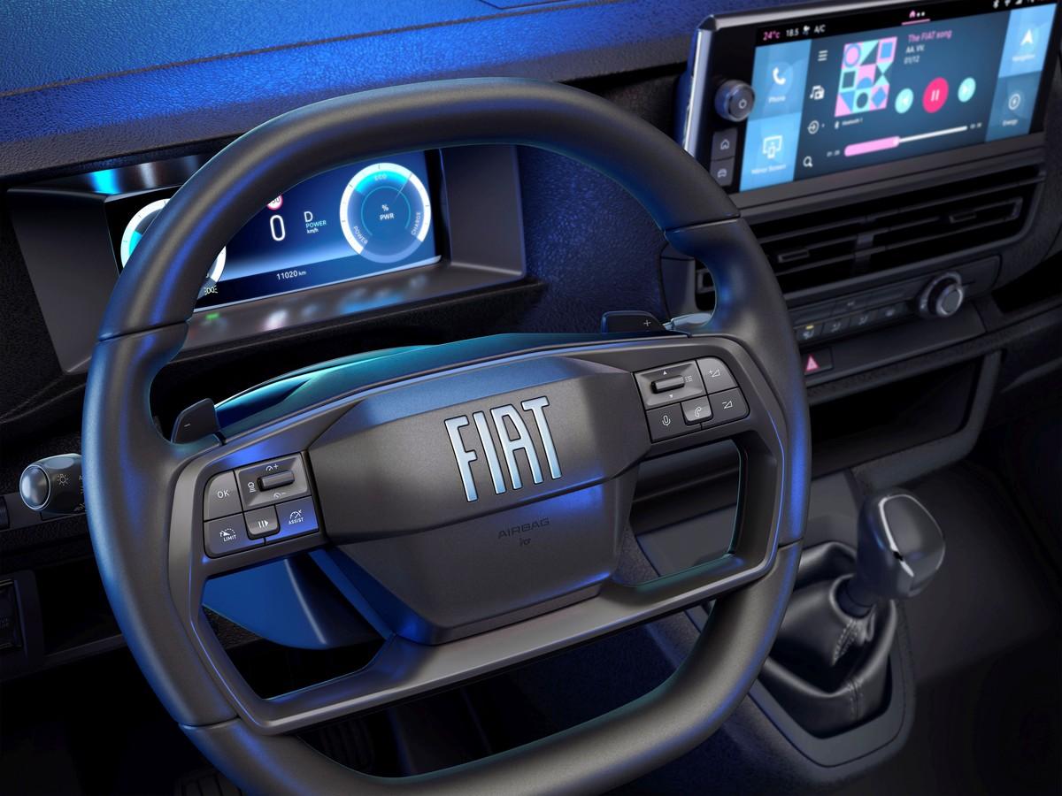 Neues Cockpit für die Mittleren, hier im Fiat Scudo. | Foto: Stellantis, Unruh