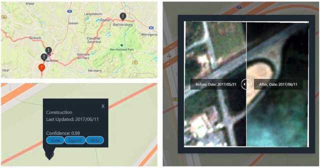 Abb. 2: Aufbau und Funktion der SuperVision Space Solution in der Webapplikation | Fotos: SuperVision Earth Abb. 2: Aufbau und Funktion der SuperVision Space Solution in der Webapplikation | Fotos: SuperVision Earth