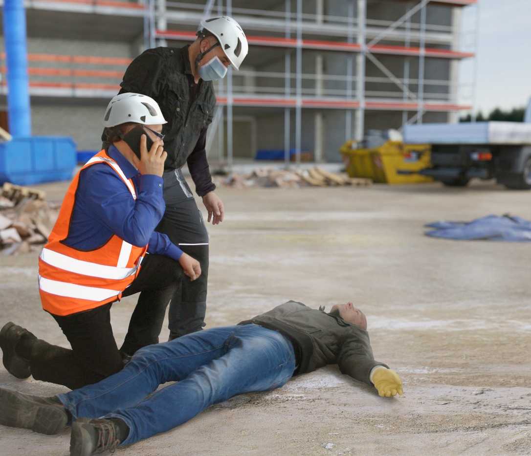 BG Bau informiert über die Schritte nach einem Arbeitsunfall BG Bau informiert über die Schritte nach einem Arbeitsunfall