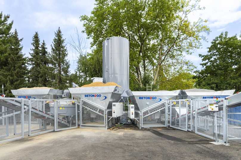Beton2Go baut und vertreibt Betontankstellen, an denen Fachbetriebe und Privatpersonen ihre Betonmischung innerhalb weniger Minuten abholen können. | Foto: Beton2Go Beton2Go baut und vertreibt Betontankstellen, an denen Fachbetriebe und Privatpersonen ihre Betonmischung innerhalb weniger Minuten abholen können. | Foto: Beton2Go