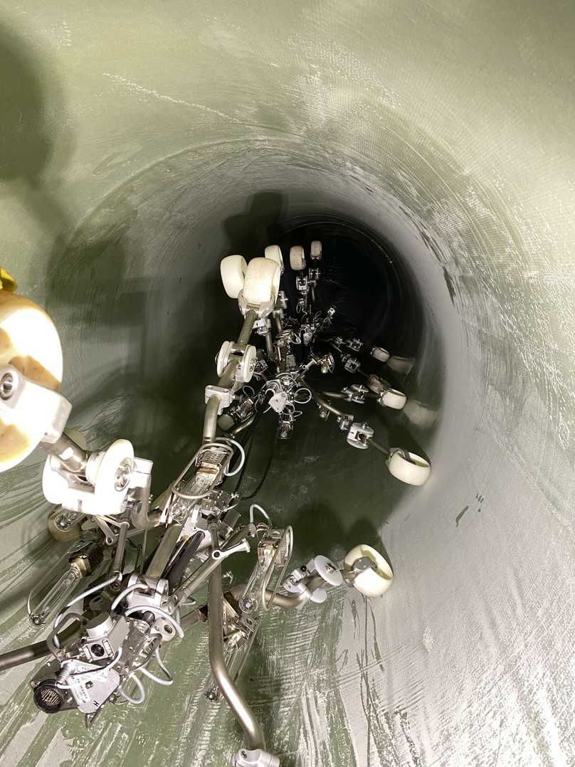 Weltweit erste DN 2000 Aushärtung mit Kasro Power UV-Anlage in Italien | Foto: Prokasro Weltweit erste DN 2000 Aushärtung mit Kasro Power UV-Anlage in Italien | Foto: Prokasro