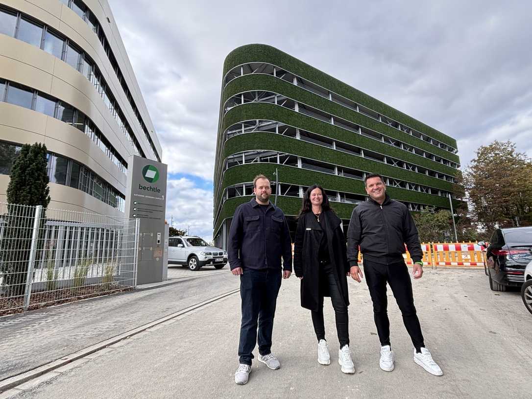 Hier steht die weltweit größte pflegefreie Moos-Fassade
