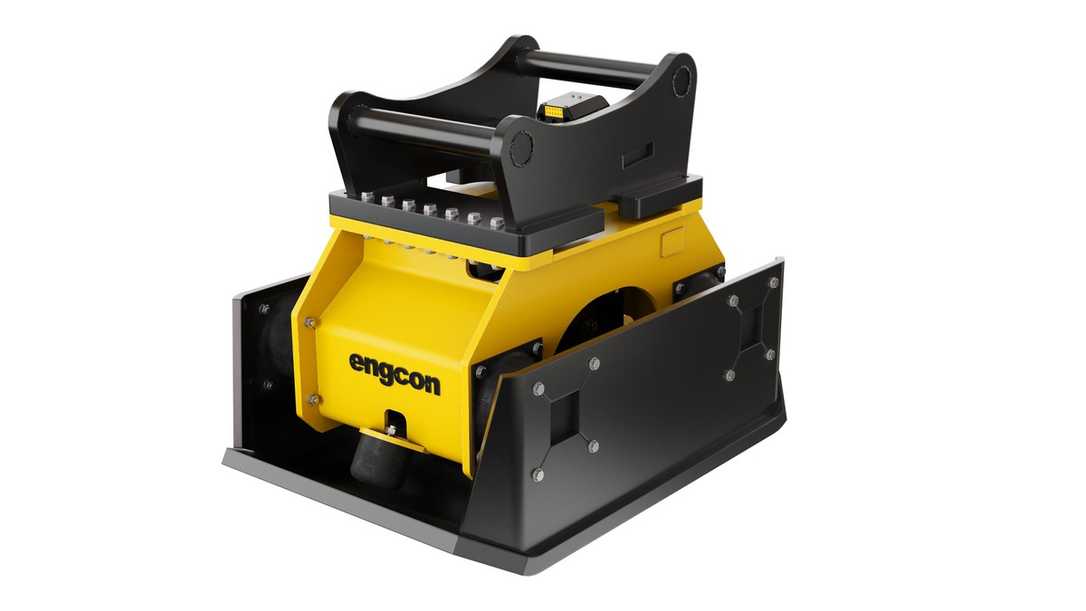 Engcon Anbauverdichter PC9500 für Bagger ab 19 Tonnen mit Schnellwechsler S70 oder S80 Engcon Anbauverdichter PC9500 für Bagger ab 19 Tonnen mit Schnellwechsler S70 oder S80