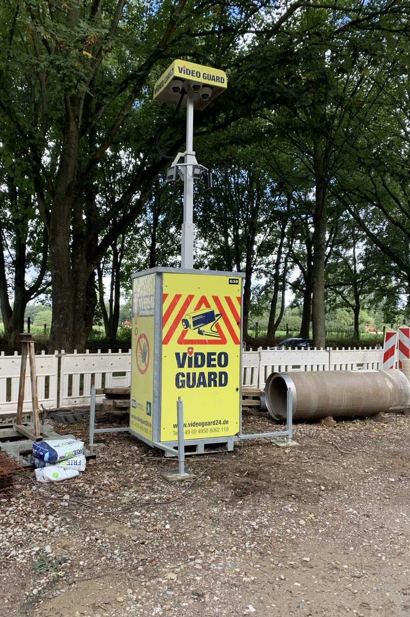 Der bis zu 3 Meter hohe Turm ist klar erkennbar und schreckt potenzielle Täter so auch schon optisch ab. | Foto: Video Guard