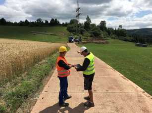 Neue Kunststoff-Panels für Baustraßen