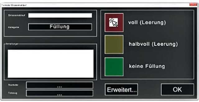 Bild 2b: Schritt 2: Auswahl des Füllgrades