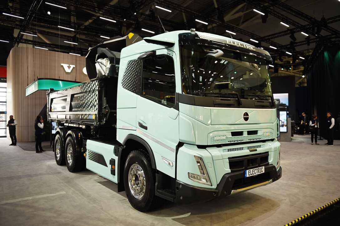 Elektro-Lkw für den Bau: Highlights der bauma 2025