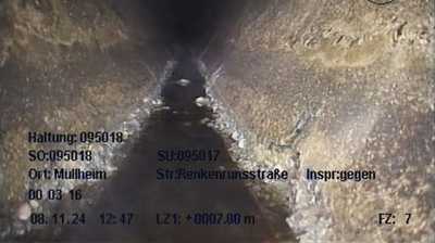 Geopolymer macht Stauraumkanal dicht und BSK-sicher
