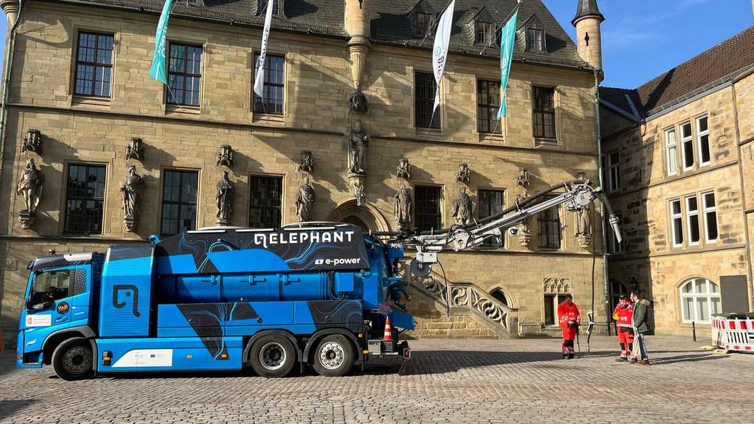 Elektrischer Kanalreiniger im Praxistest: Elephant e-power überzeugt im Einsatz