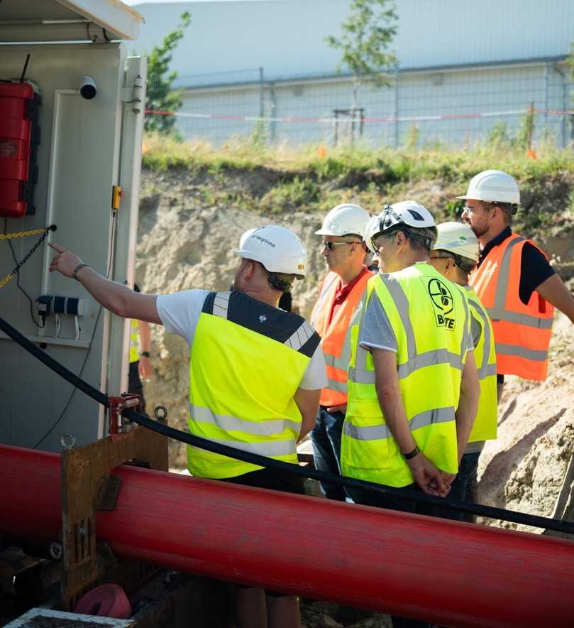 Von Besuchern wurde mehrfach die Baustellenordnung und Arbeitssicherheit als Vorteile des neuen Verfahrens hervorgehoben. | Foto: Allunderground