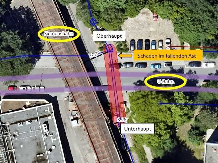 Der sanierungsbedürftige Düker unterquert eine U-Bahn und befindet sich direkt neben der denkmalgeschützten Siemensbahn. | Foto: BWB