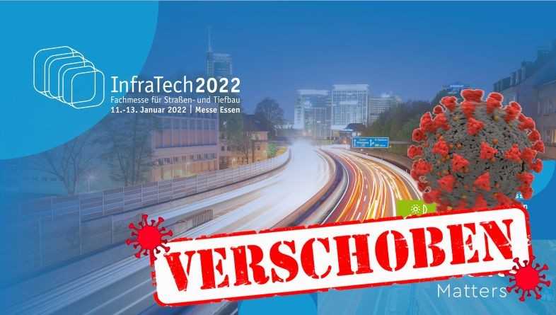 Wegen Corona: InfraTech 2022 wird verschoben auf September