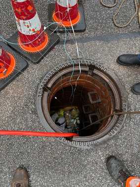 Temperaturmessung auf Strecke