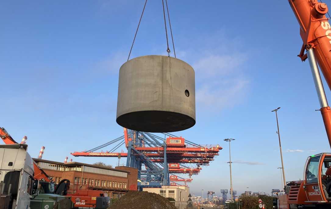 Regenwasserbehandlung im Hamburger Hafen: Gewässerschutz am Burchardkai