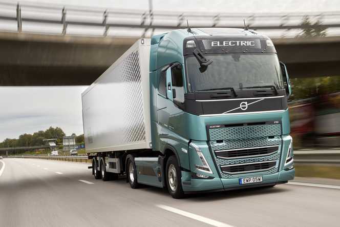Volvo meldet Marktführerschaft bei schweren Elektro-Lkw