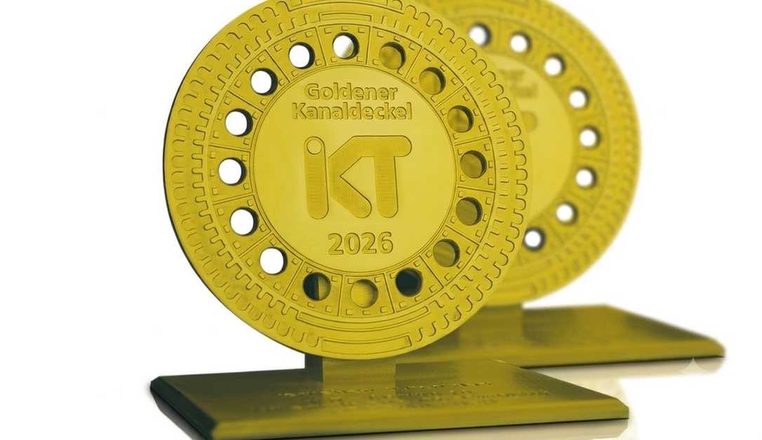 Goldener Kanaldeckel 2026: Jetzt beim IKT bewerben!