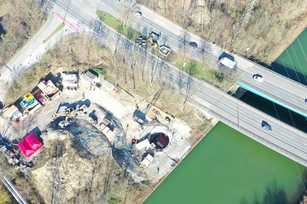 Drei grabenlose Verfahren in einem Projekt