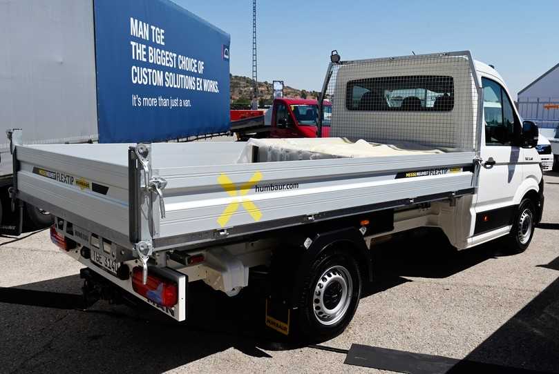 Wer Anhänger kann, der kann auch Aufbauten: neuer Humbaur-Kipper Flextip. | Foto: Randolf Unruh Wer Anhänger kann, der kann auch Aufbauten: neuer Humbaur-Kipper Flextip. | Foto: Randolf Unruh