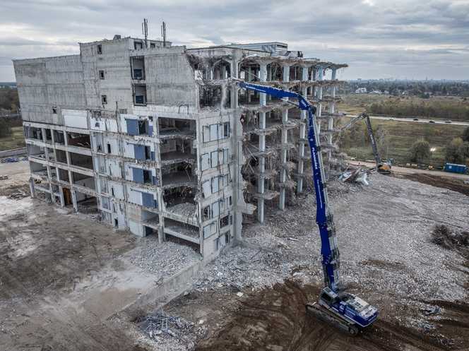 Rückbau eines Industriekomplexes