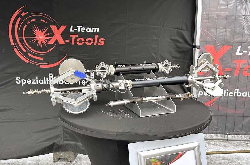 Die Reduct DuctRunner DR-5, ABM-90 und ABM-30 mit unterschiedlichen Radeinheiten zeigen für individuelle Anwendungsfälle die Vielfältigkeit des modularen Systems. | Foto: X-Tools