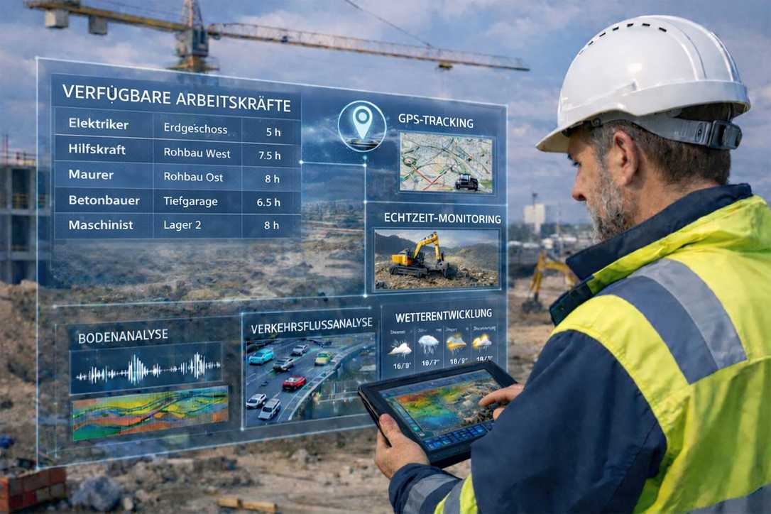 KI auf der Baustelle: Geodaten und Sprachmodelle für Bauplanung