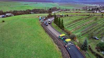 Automatisierter Asphalteinbau