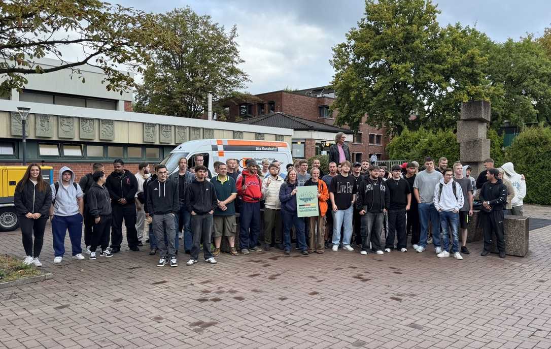 Kanalsanierungsoffensive 2025 in Gelsenkirchener Berufsschule