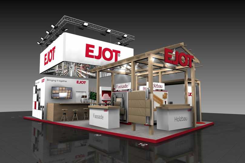 Neue Holzbauschrauben und VHF-Befestigungslösungen präsentiert Ejot auf der Dach+Holz. | Foto: Ejot Neue Holzbauschrauben und VHF-Befestigungslösungen präsentiert Ejot auf der Dach+Holz. | Foto: Ejot
