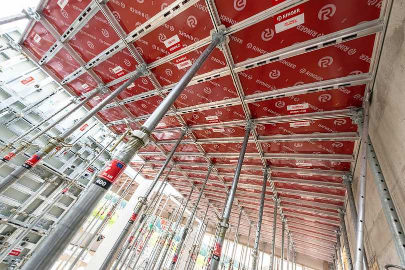 AluDEK – die schnelle Deckenschalung ist auf der BAU 2025 live zu sehen und zu testen. | Foto: Ringer GmbH AluDEK – die schnelle Deckenschalung ist auf der BAU 2025 live zu sehen und zu testen. | Foto: Ringer GmbH