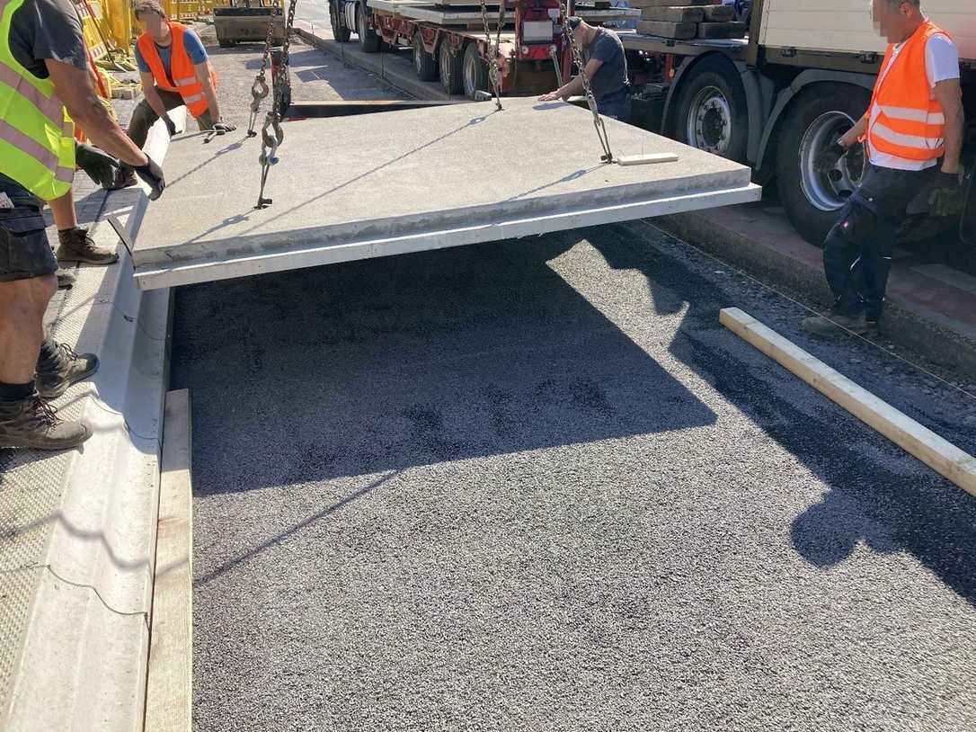 Neues Verkehrsflächensystem erlaubt einfachen Leitungszugang Neues Verkehrsflächensystem erlaubt einfachen Leitungszugang